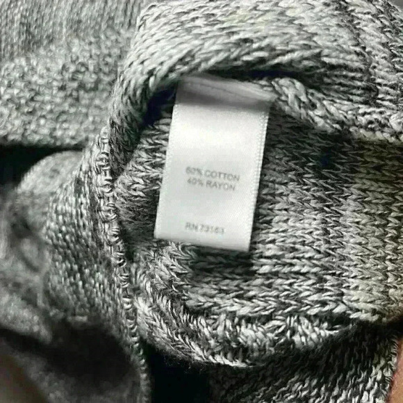 Cupio Sweater, Size XL Grey And Black NWT - Picture 7 of 7
